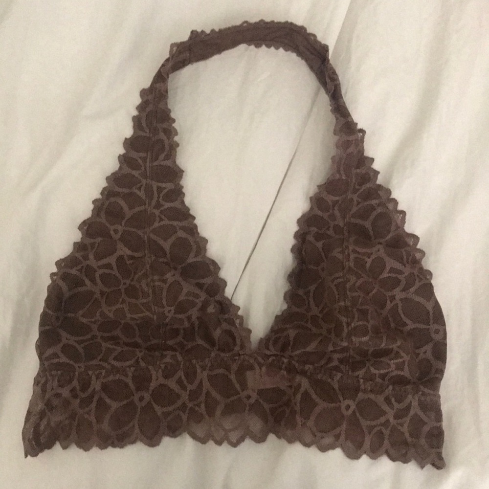 Taupe Floral Lace PINK by Victoria Secret Bralette